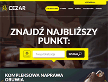 Tablet Screenshot of cezar.com.pl