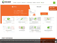Tablet Screenshot of cezar.waw.pl