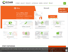 Tablet Screenshot of cezar.pl